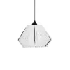 GLOBOSTAR® NUI 205-0063 Boho Κρεμαστό Φωτιστικό Οροφής με Ντουί 1 x E27 AC 220-240V IP20 - Λευκό - M36 x Π36 x Υ27cm