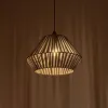 GLOBOSTAR® NUI 205-0065 Boho Κρεμαστό Φωτιστικό Οροφής με Ντουί 1 x E27 AC 220-240V IP20 - Γκρι - M36 x Π36 x Υ27cm