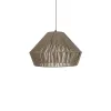 GLOBOSTAR® NUI 205-0068 Boho Κρεμαστό Φωτιστικό Οροφής με Ντουί 1 x E27 AC 220-240V IP20 - Μπεζ - M60 x Π60 x Υ41cm