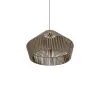 GLOBOSTAR® NUI 205-0068 Boho Κρεμαστό Φωτιστικό Οροφής με Ντουί 1 x E27 AC 220-240V IP20 - Μπεζ - M60 x Π60 x Υ41cm