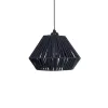 GLOBOSTAR® NUI 205-0071 Boho Κρεμαστό Φωτιστικό Οροφής με Ντουί 1 x E27 AC 220-240V IP20 - Μπλε - M36 x Π36 x Υ27cm