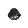 GLOBOSTAR® NUI 205-0071 Boho Κρεμαστό Φωτιστικό Οροφής με Ντουί 1 x E27 AC 220-240V IP20 - Μπλε - M36 x Π36 x Υ27cm