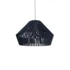 GLOBOSTAR® NUI 205-0072 Boho Κρεμαστό Φωτιστικό Οροφής με Ντουί 1 x E27 AC 220-240V IP20 - Μπλε - M60 x Π60 x Υ41cm