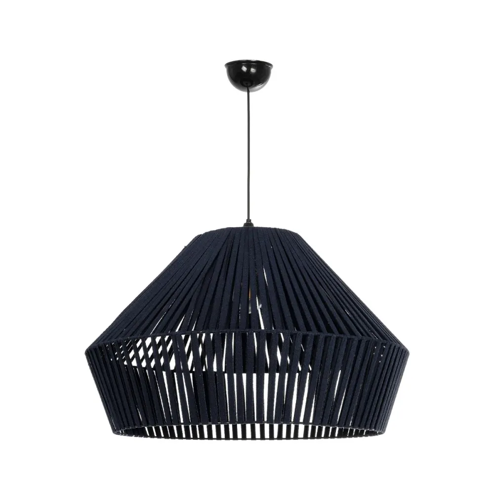 GLOBOSTAR® NUI 205-0072 Boho Κρεμαστό Φωτιστικό Οροφής με Ντουί 1 x E27 AC 220-240V IP20 - Μπλε - M60 x Π60 x Υ41cm