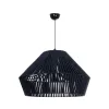 GLOBOSTAR® NUI 205-0072 Boho Κρεμαστό Φωτιστικό Οροφής με Ντουί 1 x E27 AC 220-240V IP20 - Μπλε - M60 x Π60 x Υ41cm