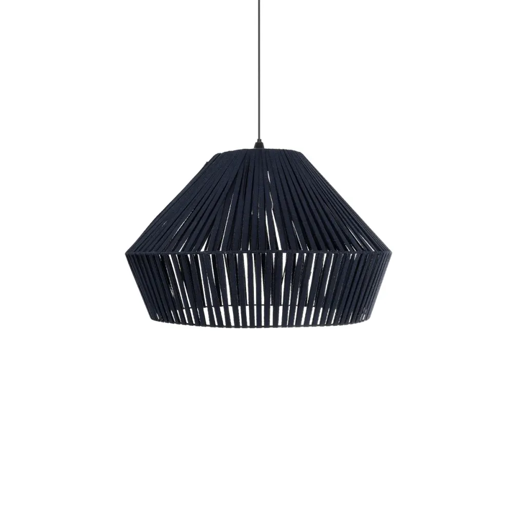 GLOBOSTAR® NUI 205-0072 Boho Κρεμαστό Φωτιστικό Οροφής με Ντουί 1 x E27 AC 220-240V IP20 - Μπλε - M60 x Π60 x Υ41cm