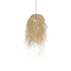 GLOBOSTAR® PIOVERE 205-0078 Boho Κρεμαστό Φωτιστικό Οροφής με Ντουί 1 x E27 AC 220-240V IP20 - Μπεζ - M35 x Π35 x Υ70cm
