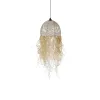GLOBOSTAR® PLUVIA 205-0082 Boho Κρεμαστό Φωτιστικό Οροφής με Ντουί 1 x E27 AC 220-240V IP20 - Μπεζ - M30 x Π30 x Υ70cm