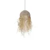 GLOBOSTAR® PLUVIA 205-0082 Boho Κρεμαστό Φωτιστικό Οροφής με Ντουί 1 x E27 AC 220-240V IP20 - Μπεζ - M30 x Π30 x Υ70cm
