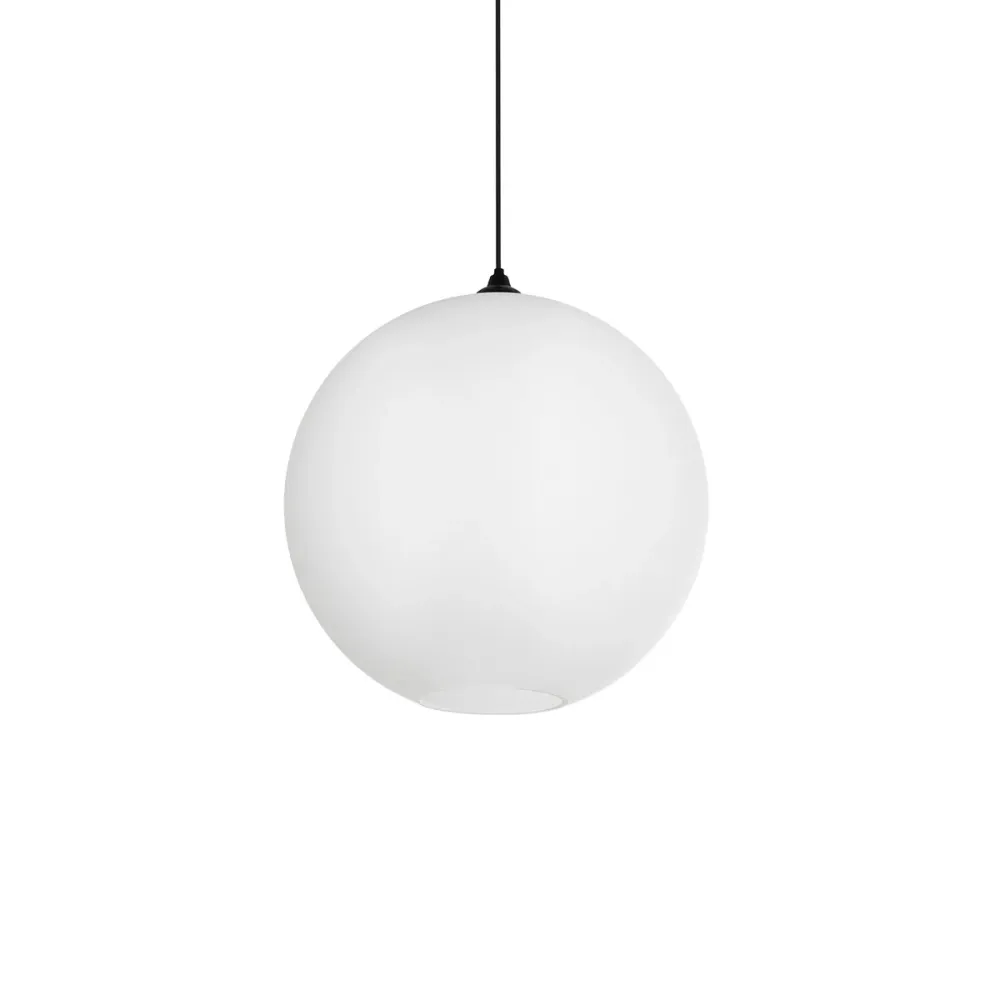 GLOBOSTAR® GABIA 206-0002 Μοντέρνο Κρεμαστό Φωτιστικό Οροφής με Ντουί 1 x E27 AC 220-240V IP20 - Λευκό - Μ40 x Π40 x Υ42cm
