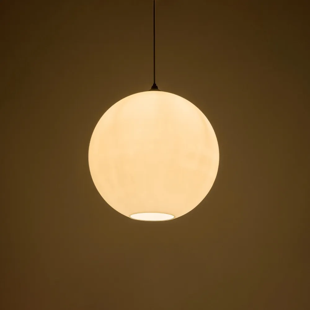 GLOBOSTAR® GABIA 206-0002 Μοντέρνο Κρεμαστό Φωτιστικό Οροφής με Ντουί 1 x E27 AC 220-240V IP20 - Λευκό - Μ40 x Π40 x Υ42cm