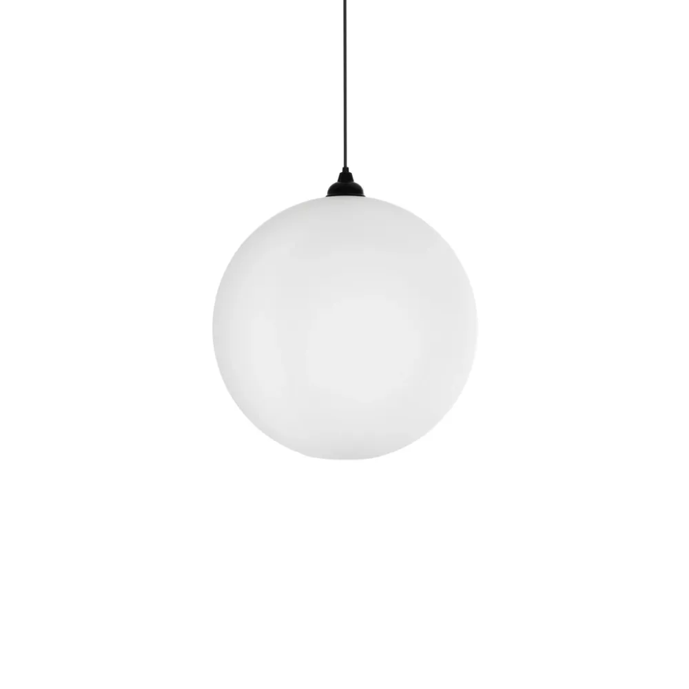 GLOBOSTAR® GABIA 206-0002 Μοντέρνο Κρεμαστό Φωτιστικό Οροφής με Ντουί 1 x E27 AC 220-240V IP20 - Λευκό - Μ40 x Π40 x Υ42cm