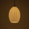 GLOBOSTAR® GURIA 206-0008 Μοντέρνο Κρεμαστό Φωτιστικό Οροφής με Ντουί 1 x E27 AC 220-240V IP20 - Λευκό - Μ19 x Π19 x Υ26cm