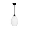 GLOBOSTAR® GURIA 206-0008 Μοντέρνο Κρεμαστό Φωτιστικό Οροφής με Ντουί 1 x E27 AC 220-240V IP20 - Λευκό - Μ19 x Π19 x Υ26cm