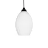 GLOBOSTAR® GURIA 206-0008 Μοντέρνο Κρεμαστό Φωτιστικό Οροφής με Ντουί 1 x E27 AC 220-240V IP20 - Λευκό - Μ19 x Π19 x Υ26cm