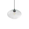 GLOBOSTAR® PERA 206-0009 Μοντέρνο Κρεμαστό Φωτιστικό Οροφής με Ντουί 1 x E27 AC 220-240V IP20 - Διάφανο - Μ30 x Π30 x Υ22cm