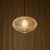 GLOBOSTAR® PERA 206-0009 Μοντέρνο Κρεμαστό Φωτιστικό Οροφής με Ντουί 1 x E27 AC 220-240V IP20 - Διάφανο - Μ30 x Π30 x Υ22cm