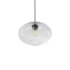 GLOBOSTAR® PERA 206-0009 Μοντέρνο Κρεμαστό Φωτιστικό Οροφής με Ντουί 1 x E27 AC 220-240V IP20 - Διάφανο - Μ30 x Π30 x Υ22cm
