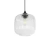 GLOBOSTAR® MELONI 206-0013 Μοντέρνο Κρεμαστό Φωτιστικό Οροφής με Ντουί 1 x E27 AC 220-240V IP20 - Διάφανο - Μ20 x Π20 x Υ24cm