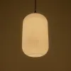 GLOBOSTAR® MELONI 206-0019 Μοντέρνο Κρεμαστό Φωτιστικό Οροφής με Ντουί 1 x E27 AC 220-240V IP20 - Λευκό - Μ20 x Π20 x Υ38cm