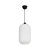 GLOBOSTAR® MELONI 206-0019 Μοντέρνο Κρεμαστό Φωτιστικό Οροφής με Ντουί 1 x E27 AC 220-240V IP20 - Λευκό - Μ20 x Π20 x Υ38cm
