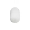 GLOBOSTAR® MELONI 206-0019 Μοντέρνο Κρεμαστό Φωτιστικό Οροφής με Ντουί 1 x E27 AC 220-240V IP20 - Λευκό - Μ20 x Π20 x Υ38cm