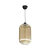 GLOBOSTAR® MELONI 206-0020 Μοντέρνο Κρεμαστό Φωτιστικό Οροφής με Ντουί 1 x E27 AC 220-240V IP20 - Mελί - Μ20 x Π20 x Υ38cm