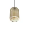 GLOBOSTAR® MELONI 206-0020 Μοντέρνο Κρεμαστό Φωτιστικό Οροφής με Ντουί 1 x E27 AC 220-240V IP20 - Mελί - Μ20 x Π20 x Υ38cm
