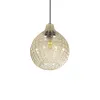 GLOBOSTAR® BASTIK 206-0027 Μοντέρνο Κρεμαστό Φωτιστικό Οροφής με Ντουί 1 x E27 AC 220-240V IP20 - Mελί - Μ22 x Π22 x Υ26cm