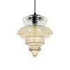 GLOBOSTAR® CORTE 206-0029 Μοντέρνο Κρεμαστό Φωτιστικό Οροφής με Ντουί 1 x E27 AC 220-240V IP20 - Mελί - Μ25 x Π25 x Υ30cm