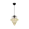 GLOBOSTAR® CORTE 206-0029 Μοντέρνο Κρεμαστό Φωτιστικό Οροφής με Ντουί 1 x E27 AC 220-240V IP20 - Mελί - Μ25 x Π25 x Υ30cm