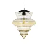 GLOBOSTAR® CORTE 206-0029 Μοντέρνο Κρεμαστό Φωτιστικό Οροφής με Ντουί 1 x E27 AC 220-240V IP20 - Mελί - Μ25 x Π25 x Υ30cm