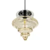 GLOBOSTAR® CORTE 206-0029 Μοντέρνο Κρεμαστό Φωτιστικό Οροφής με Ντουί 1 x E27 AC 220-240V IP20 - Mελί - Μ25 x Π25 x Υ30cm