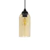 GLOBOSTAR® TUBE 206-0031 Μοντέρνο Κρεμαστό Φωτιστικό Οροφής με Ντουί 1 x E27 AC 220-240V IP20 - Mελί - Μ10 x Π10 x Υ24cm