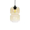 GLOBOSTAR® PIAGE 206-0037 Μοντέρνο Κρεμαστό Φωτιστικό Οροφής με Ντουί 1 x E27 AC 220-240V IP20 - Mελί - Μ17 x Π17 x Υ25cm