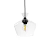 GLOBOSTAR® BALU 206-0039 Μοντέρνο Κρεμαστό Φωτιστικό Οροφής με Ντουί 1 x E27 AC 220-240V IP20 - Διάφανο - Μ22 x Π22 x Υ22cm