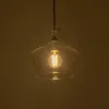 GLOBOSTAR® BALU 206-0039 Μοντέρνο Κρεμαστό Φωτιστικό Οροφής με Ντουί 1 x E27 AC 220-240V IP20 - Διάφανο - Μ22 x Π22 x Υ22cm