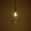 GLOBOSTAR® BALU 206-0040 Μοντέρνο Κρεμαστό Φωτιστικό Οροφής με Ντουί 1 x E27 AC 220-240V IP20 - Διάφανο - Μ20 x Π20 x Υ32cm