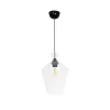 GLOBOSTAR® BALU 206-0040 Μοντέρνο Κρεμαστό Φωτιστικό Οροφής με Ντουί 1 x E27 AC 220-240V IP20 - Διάφανο - Μ20 x Π20 x Υ32cm