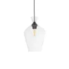 GLOBOSTAR® BALU 206-0040 Μοντέρνο Κρεμαστό Φωτιστικό Οροφής με Ντουί 1 x E27 AC 220-240V IP20 - Διάφανο - Μ20 x Π20 x Υ32cm