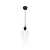 GLOBOSTAR® BALU 206-0041 Μοντέρνο Κρεμαστό Φωτιστικό Οροφής με Ντουί 1 x E27 AC 220-240V IP20 - Διάφανο - Μ15 x Π15 x Υ40cm