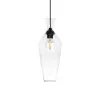 GLOBOSTAR® BALU 206-0041 Μοντέρνο Κρεμαστό Φωτιστικό Οροφής με Ντουί 1 x E27 AC 220-240V IP20 - Διάφανο - Μ15 x Π15 x Υ40cm