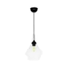 GLOBOSTAR® BALU 206-0042 Μοντέρνο Κρεμαστό Φωτιστικό Οροφής με Ντουί 1 x E27 AC 220-240V IP20 - Διάφανο - Μ20 x Π20 x Υ31cm