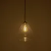 GLOBOSTAR® BALU 206-0043 Μοντέρνο Κρεμαστό Φωτιστικό Οροφής με Ντουί 1 x E27 AC 220-240V IP20 - Διάφανο - Μ20 x Π20 x Υ42cm