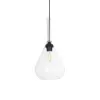 GLOBOSTAR® BALU 206-0043 Μοντέρνο Κρεμαστό Φωτιστικό Οροφής με Ντουί 1 x E27 AC 220-240V IP20 - Διάφανο - Μ20 x Π20 x Υ42cm