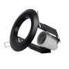 GLOBOSTAR® ACIDA 77845 Χωνευτή Βάση για Σποτ R63 με Ντουί E27 IP20 - Μαύρο Ματ - Μ11 x Π11 x Υ11cm / Q9cm