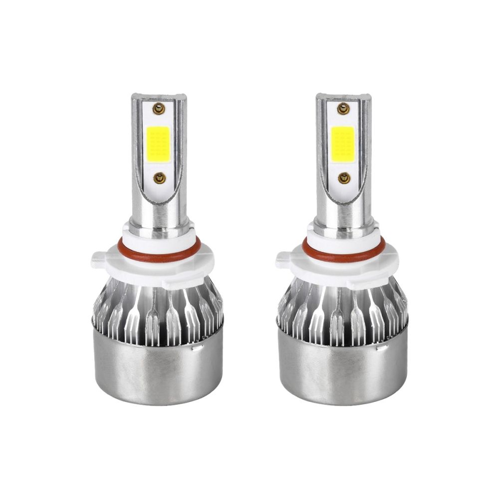 GloboStar® 82010 HB4 9006 C6 Line KIT Βασικού Φωτισμού Αυτοκινήτου & Φορτηγού 1st Generation Can-Bus Series LED CREE CXB COB 24W/48W 4800lm/9600lm DC 12V Αδιάβροχο IP65 Ψυχρό Λευκό 6000K