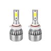 GloboStar® 82010 HB4 9006 C6 Line KIT Βασικού Φωτισμού Αυτοκινήτου & Φορτηγού 1st Generation Can-Bus Series LED CREE CXB COB 24W/48W 4800lm/9600lm DC 12V Αδιάβροχο IP65 Ψυχρό Λευκό 6000K