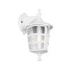 GLOBOSTAR® ZARDIN 203-0239 Vintage Φωτιστικό Τοίχου - Απλίκα με Ντουί 1 x E27 AC 220-240V IP44 - Λευκό - Μ17 x Π22 x Υ30cm