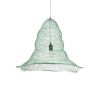 GLOBOSTAR® KENTUCKY 01894 Vintage Κρεμαστό Φωτιστικό Οροφής με Ντουί 1 x E27 AC 220-240V IP20 - Τιρκουάζ - Μ60 x Π60 x Υ52cm
